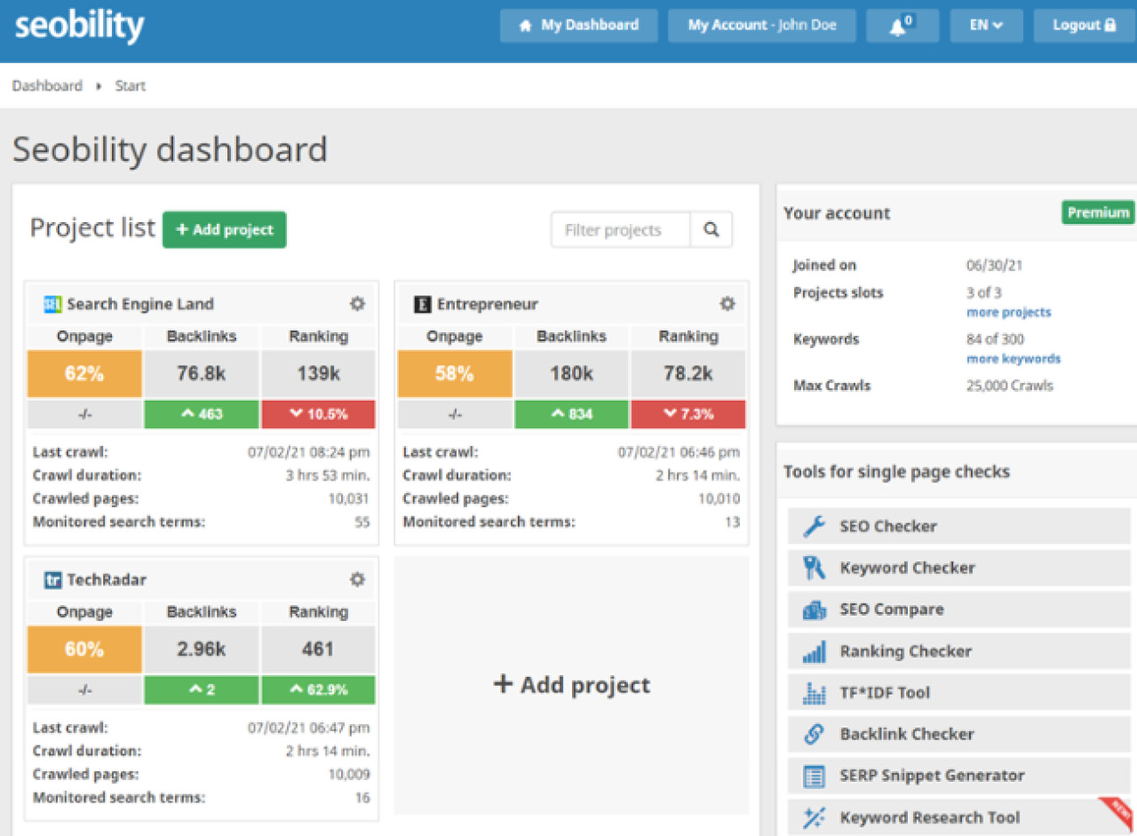 Seobility: das zugängliche SEO-tool für jedermann 1 Seobility: das zugängliche SEO-tool für jedermann